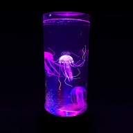 Светодиодный ночник &quot;Медузы в аквариуме&quot; Цилиндр 35 см Jellyfish Lamp USB - Светодиодный ночник "Медузы в аквариуме" Цилиндр 35 см Jellyfish Lamp USB