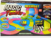 Гибкий авто-трек Magic Tracks, Меджик Трэкс Mega Set 446 деталей + 2 машинки