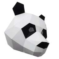 Картонная 3D маска Панда Art Panda Mask, набор для сборки, DIY - Картонная 3D маска Панда Art Panda Mask, набор для сборки, DIY