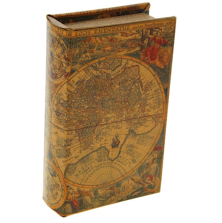 Книга - сейф "Старинные карты мира"