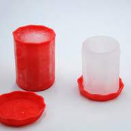 Форма для льда &quot;Ледяной стакан&quot;, силиконовая - Форма для льда "Ледяной стакан", силиконовая