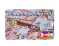 Флешка-кредитка "Platinum Credit Card RUB" 4 Гб