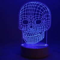 3D светильник "Череп"